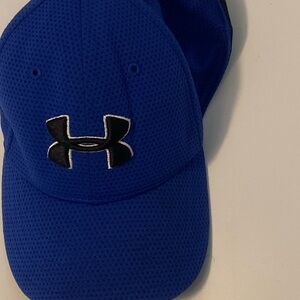 Under Armour Blue Mesh Athletic Cap with Black Logo